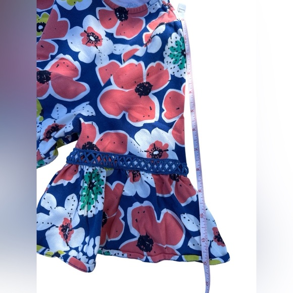 Crown & Ivy Petite Floral Print Dress with Ruffle Sleeves size PL - Picture 10 of 11